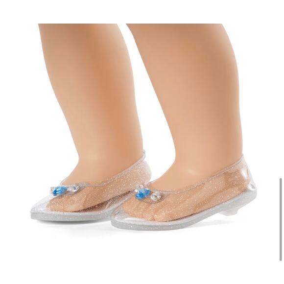 NEW American Girl Disney Princess CINDERELLA 18" DOLL + Gown Glass Slippers BOX - Picture 7 of 16